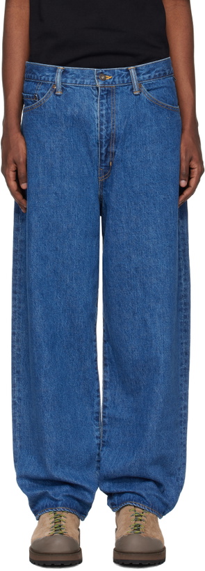 Photo: WTAPS Blue Straight Jeans