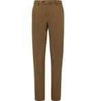 Caruso - Slim-Fit Cotton, Linen and Silk-Blend Suit Trousers - Neutrals