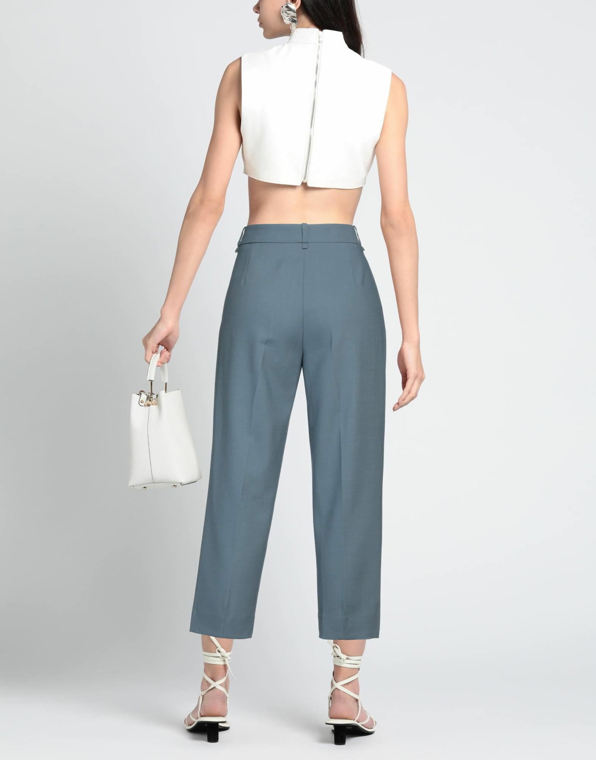Maje Womens Pants Pastel in Blue