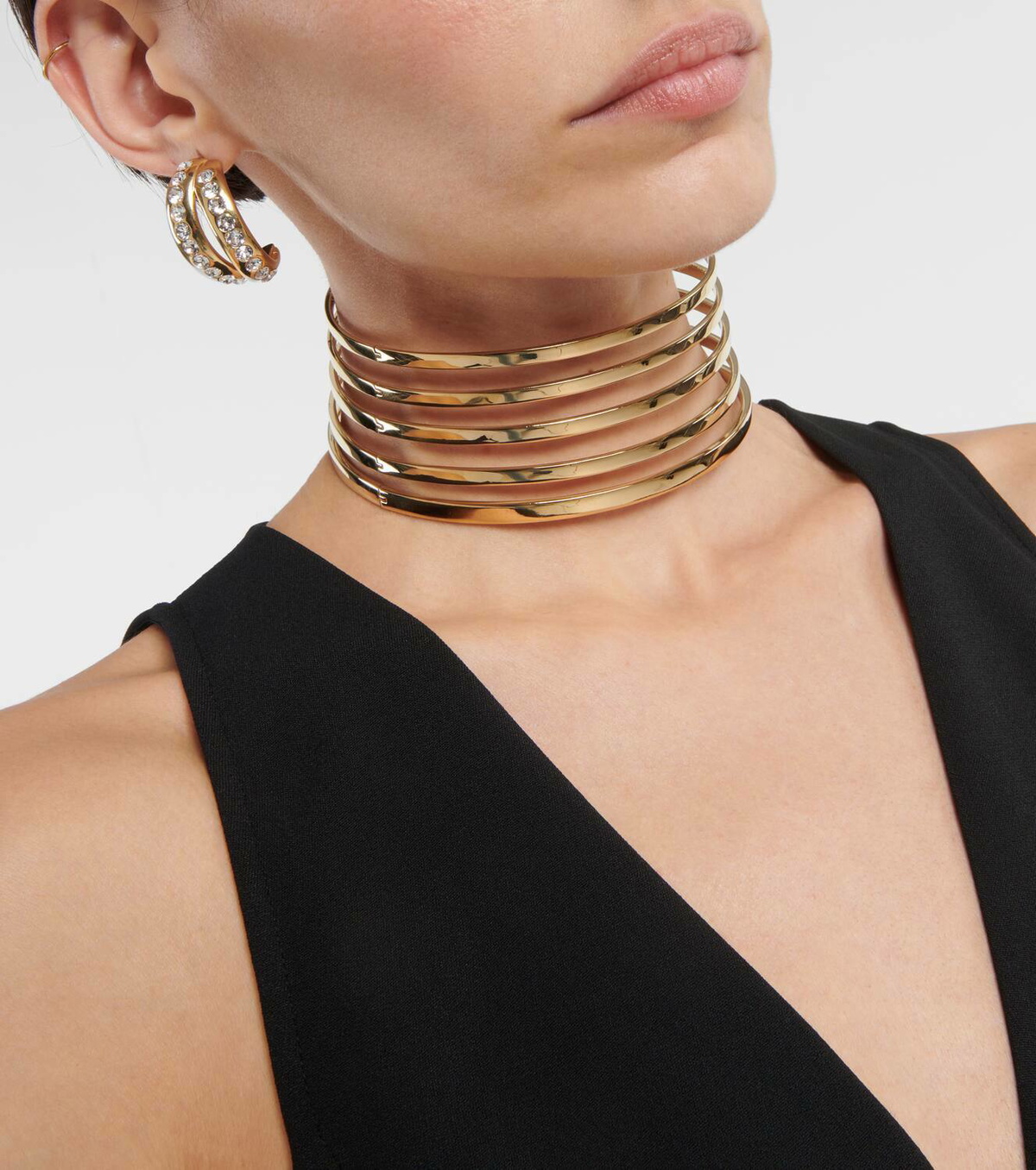 Amina Muaddi Angelica choker