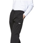 MSGM Black Nylon Track Pants