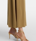 Max Mara Feluca keyhole belted maxi dress