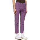 Levis Vintage Clothing Purple Corduroy 1970s 519 Trousers
