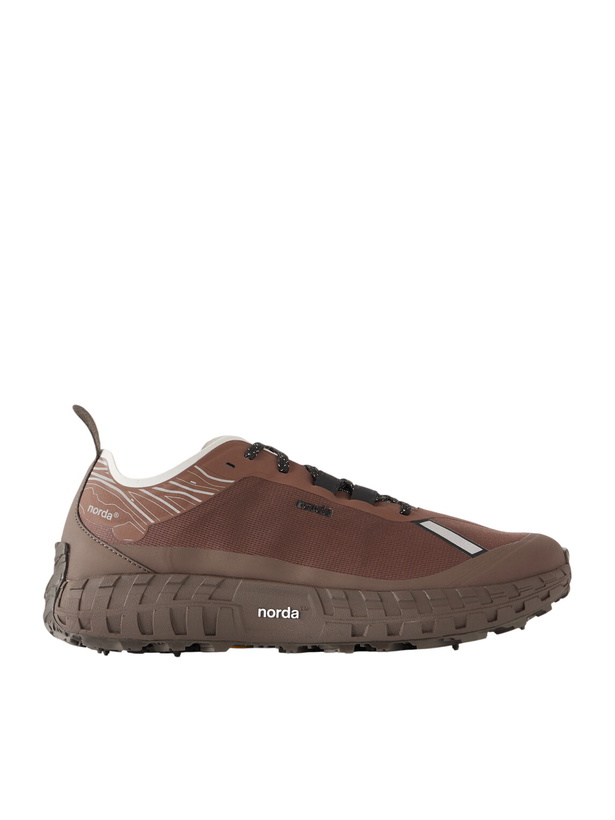 Photo: norda - 001A Rubber-Trimmed Dyneema® Running Sneakers - Brown