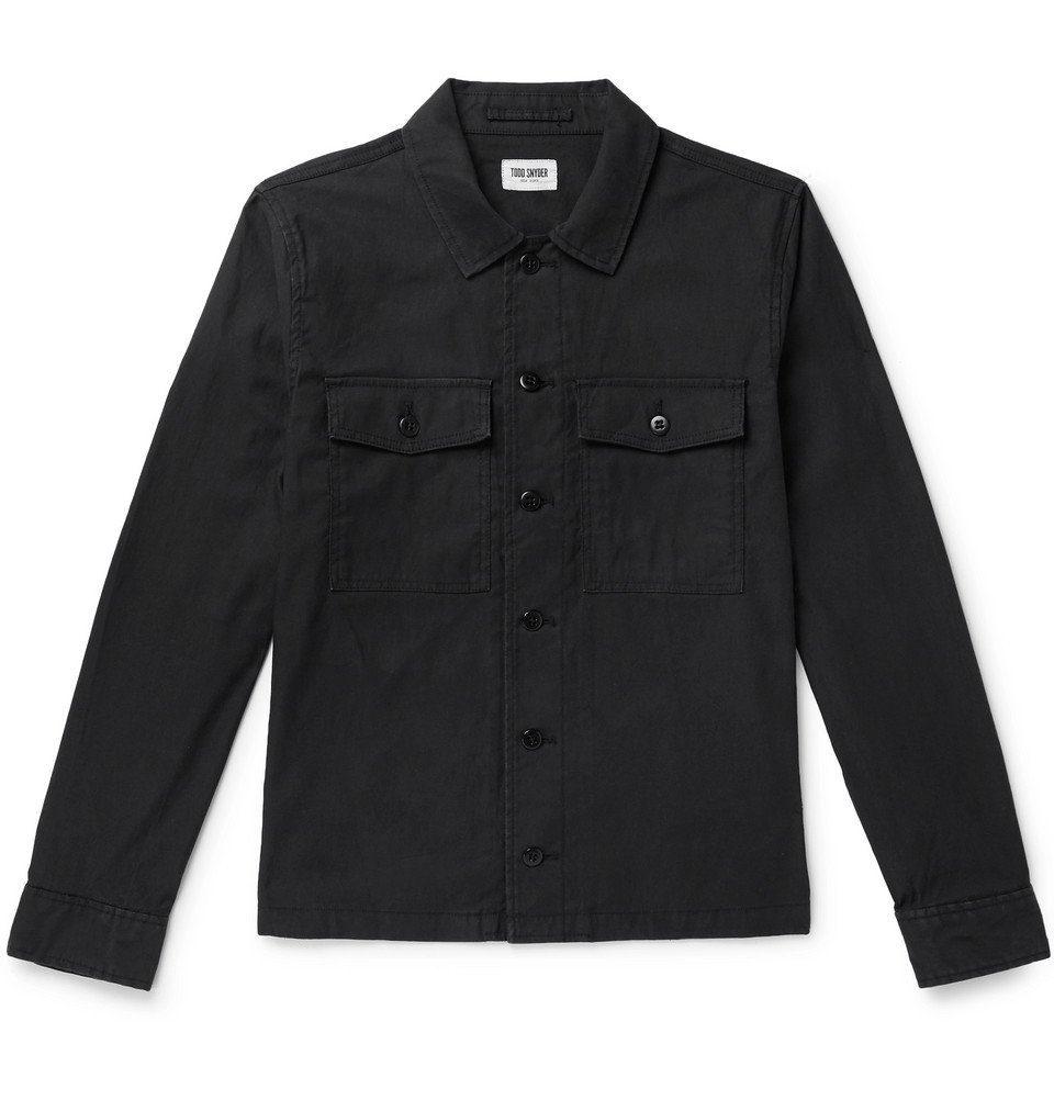 Todd Snyder - Cotton-Twill Overshirt - Black