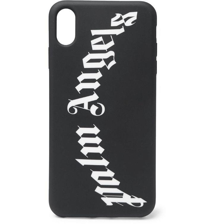 Photo: Palm Angels - Logo-Print iPhone XS Max Case - Black