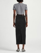 Maje Womens Denim skirt in Black