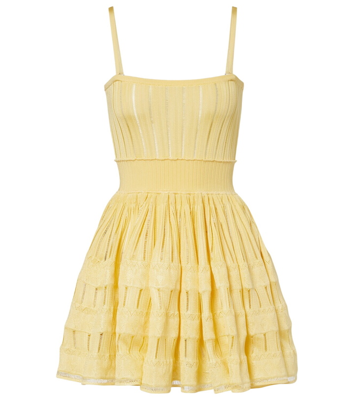 Photo: Alaïa Knitted minidress