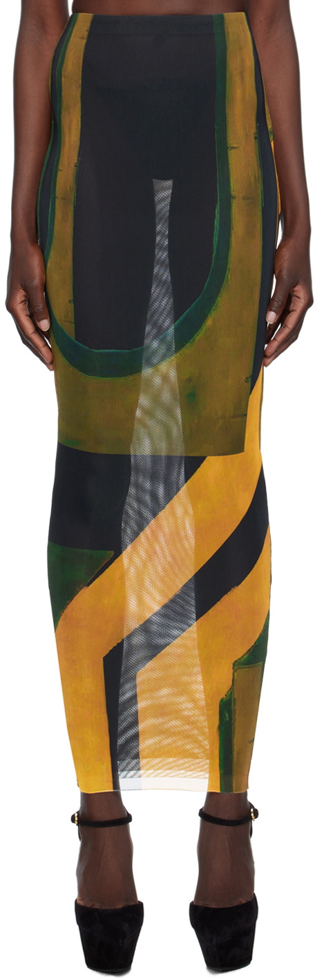 Louisa Ballou SSENSE Exclusive Multicolor Midi Skirt