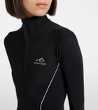 Balenciaga Logo zip-up bodysuit