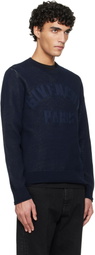 Givenchy Navy Crewneck Sweater
