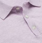 Richard James - Slim-Fit Cotton Polo Shirt - Purple