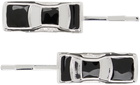 Marland Backus Silver & Black Traffic Jam Hair Pins