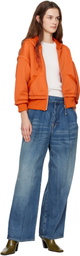 UNDERCOVER Orange Zip Hoodie