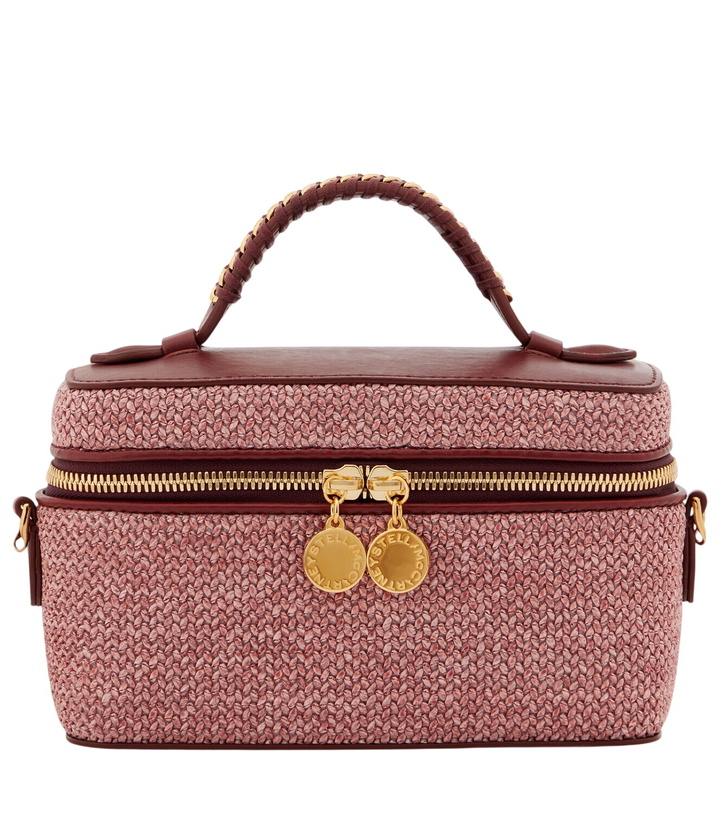 Photo: Stella McCartney Falabella raffia-effect vanity bag