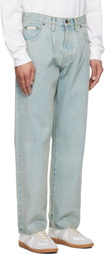 Noah Blue Pleated Jeans