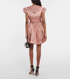 Zimmermann Matchmaker linen and silk minidress