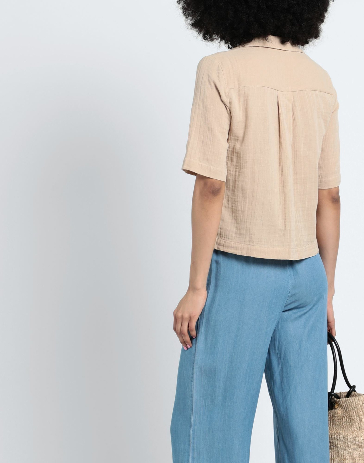 Pieces Womens Shirt Sand