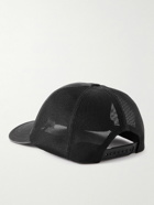 Burberry - Logo-Embroidered Cotton-Twill and Mesh Baseball Cap - Black