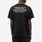Burberry Men's Cohen Address Logo T-Shirt in Black