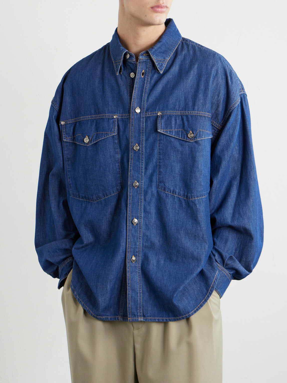 Versace - Denim Shirt - Blue