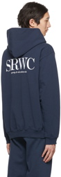 Sporty & Rich Navy Upper East Side Hoodie