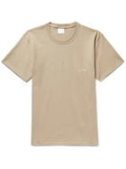Museum Of Peace & Quiet - Wordmark Logo-Print Cotton-Jersey T-Shirt - Neutrals