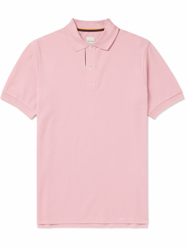 Photo: Paul Smith - Cotton-Piqué Polo Shirt - Pink
