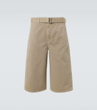 Lemaire Twisted denim shorts