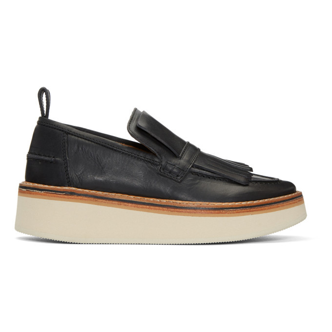 Flamingos Black Trianon Platform Loafers