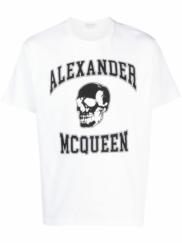 Photo: ALEXANDER MCQUEEN - Cotton T-shirt With Logo