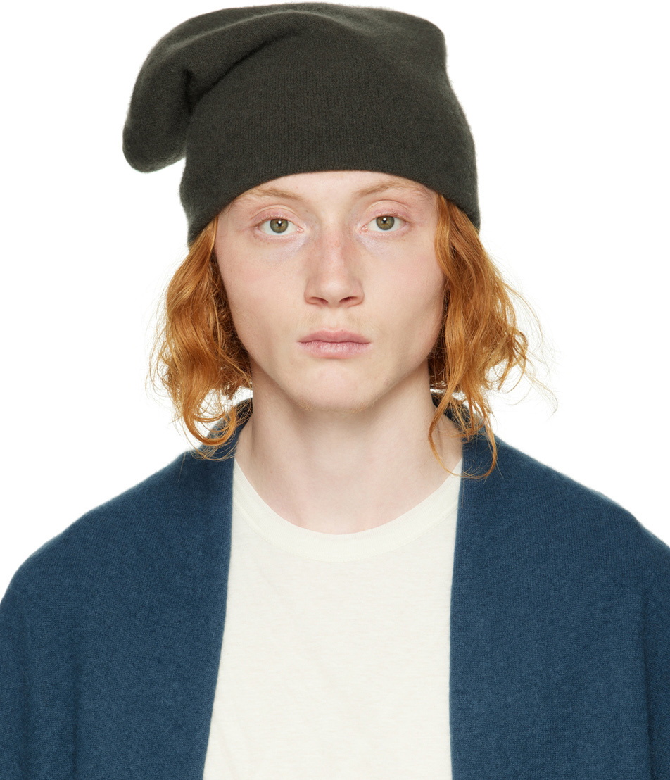 Frenckenberger Khaki Cashmere Beanie