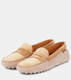 Tod's Gommino Bubble suede loafers