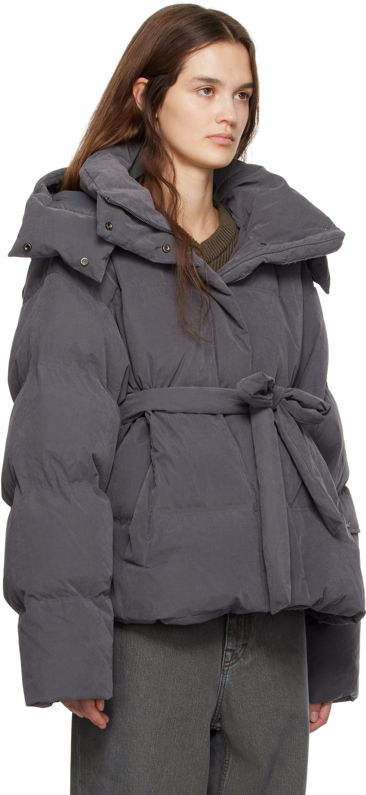 Holzweiler Gray Steilia Brushed Down Jacket