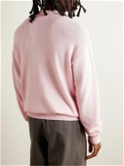 The Row - Joyce Cotton and Cashmere-Blend Polo Shirt - Pink