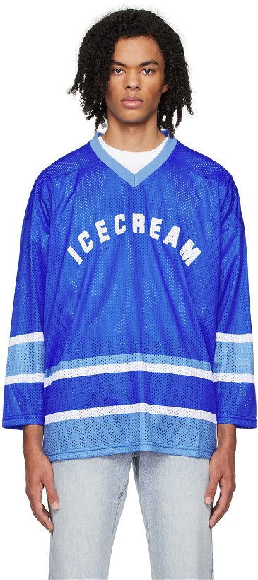 Photo: ICECREAM Blue Hockey T-Shirt