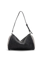 Diesel Load-D-Shoulder bag with transparent Oval D sides - Shoulder Bags - Unisex - Black