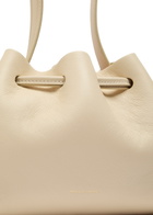 Mansur Gavriel Drawstring Leather Pouch - Ivory - One Size