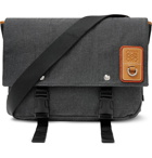 Loewe - Eye/LOEWE/Nature Leather-Trimmed Canvas Messenger Bag - Black
