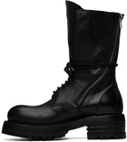 A DICIANNOVEVENTITRE Black Horse Luke High Biker Boots