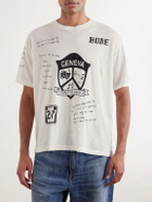 BODE - Camp Crest Printed Cotton-Jersey T-Shirt - Neutrals