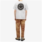 Good Morning Tapes Men's Sun Logo T-Shirt in Stone