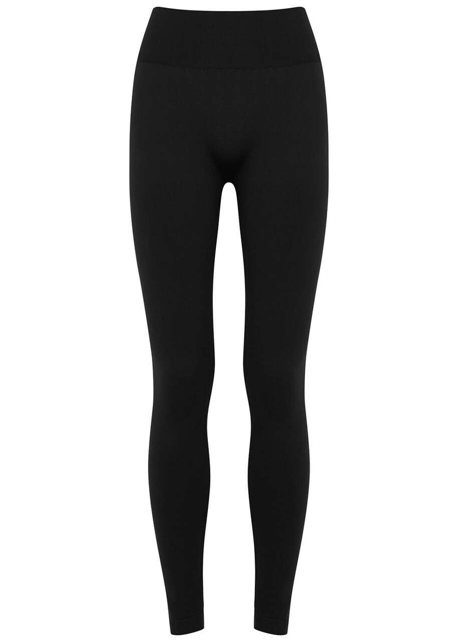 Wolford Perfect Fit Black Stretch-jersey Leggings
