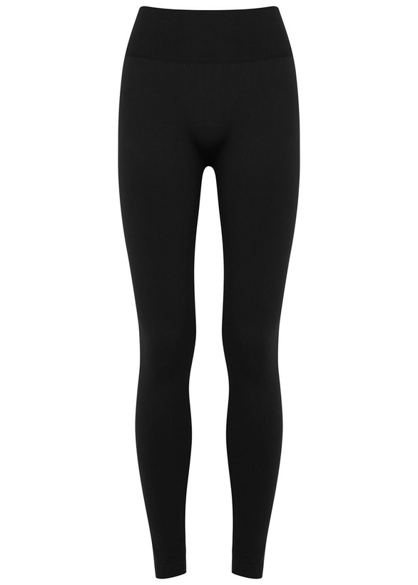Photo: Wolford Perfect Fit Black Stretch-jersey Leggings