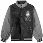 Fucking Awesome Men's Reversible Varsity Puffer Jacket in Letterman/Last Supper