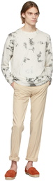 Massimo Alba Beige Cotton Winch2 Trousers