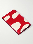 LOEWE - Mushroom Printed Full-Grain Leather Billfold Wallet