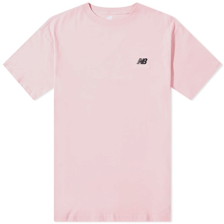 Photo: New Balance Uni-ssentials T-Shirt in Pink Haze