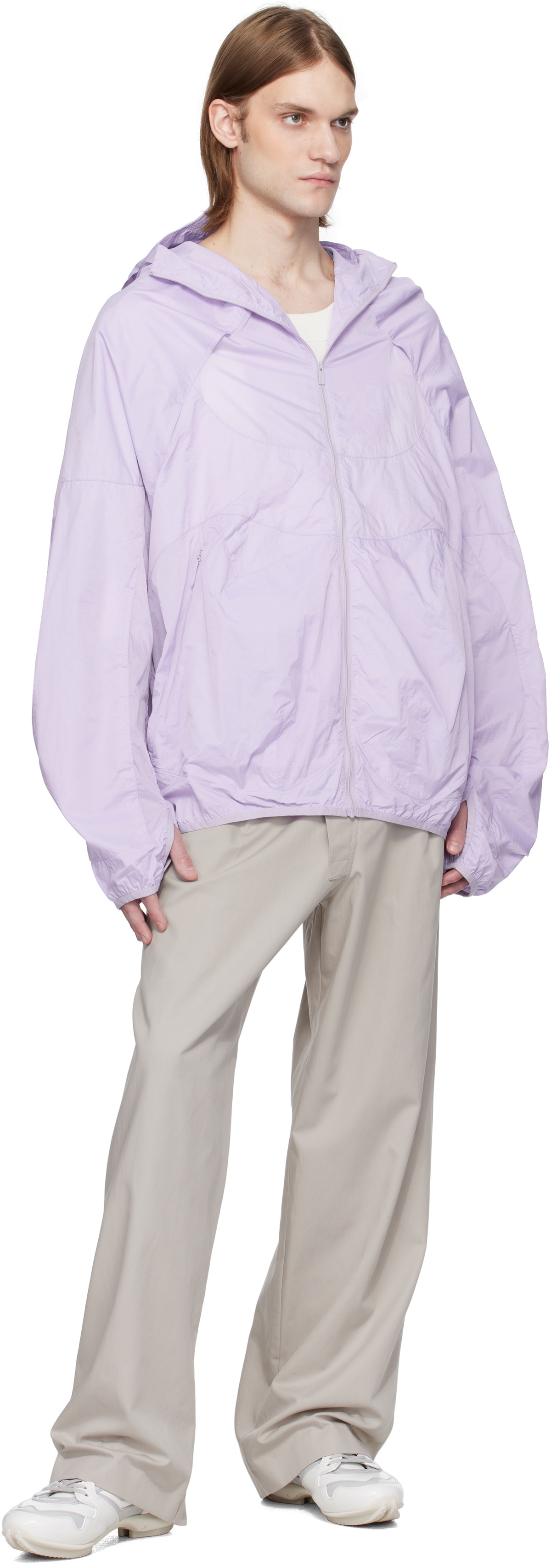 A. A. Spectrum Purple Hazma Shell Jacket