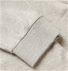 Oliver Spencer Loungewear - Milner Slim-Fit Tapered Mélange Ribbed Cotton Sweatpants - Neutrals